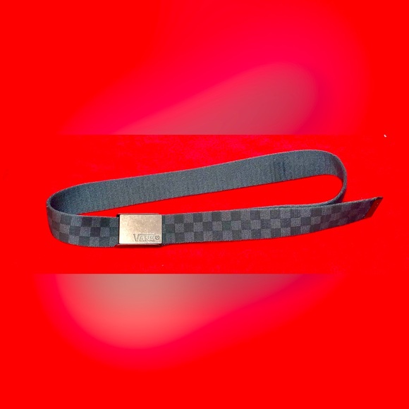 Vans Other - Men’s Two Toned Grey Checkered VANS Belt
